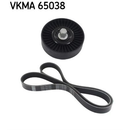 VKMA 65038 V belts set (with rollers) fits: HYUNDAI ELANTRA IV, ELANTRA V, I