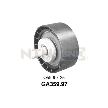 GA359.97 Deflection/Guide Pulley, V-ribbed belt SNR