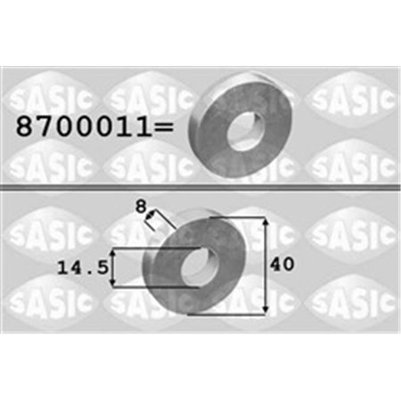 SAS8700011 Vevaxelring passar: DS DS 5 CITROEN AXE, BERLINGO, BERLINGO/MIN