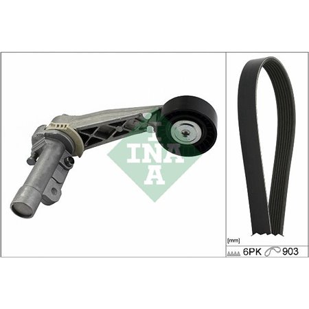 529 0504 10 V-Ribbat Bälte Set Schaeffler INA