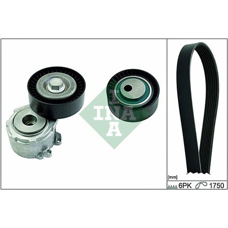 529 0092 10 Поликлиновой ременный комплект Schaeffler INA