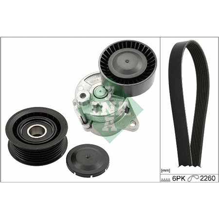 529 0450 10 V-Ribbat Bälte Set Schaeffler INA