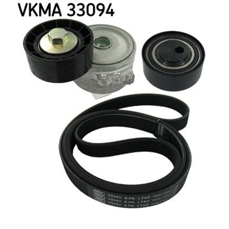 VKMA 33094 V-Ribbed Belt Set SKF