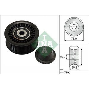 532 0668 10 Poly V belt pulley fits: MERCEDES CITAN (MPV), CITAN/MINIVAN (W41