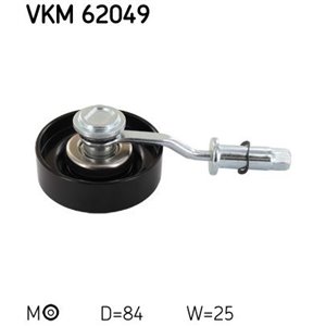 VKM 62049 Poly V belt pulley fits: NISSAN MURANO I, QUEST, TEANA I; RENAULT
