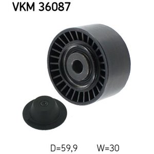 VKM 36087 Poly V belt pulley fits: MERCEDES C T MODEL (S205), C (W205), VIT