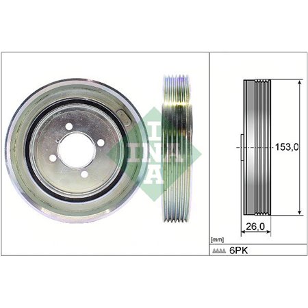 544 0040 10 Rihmaratas,väntvõll Schaeffler INA