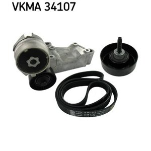 VKMA 34107 V belts set (with rollers) fits: FORD FOCUS I, TOURNEO CONNECT, T