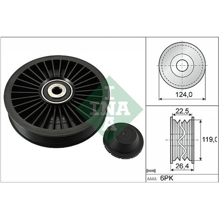 532 0242 10 Seade-/juhtrull,soonrihm Schaeffler INA