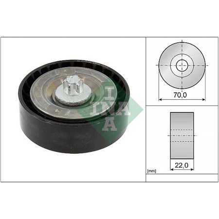 532 0895 10 Poly V belt pulley fits: MERCEDES A (V177), A (W177), B SPORTS TO