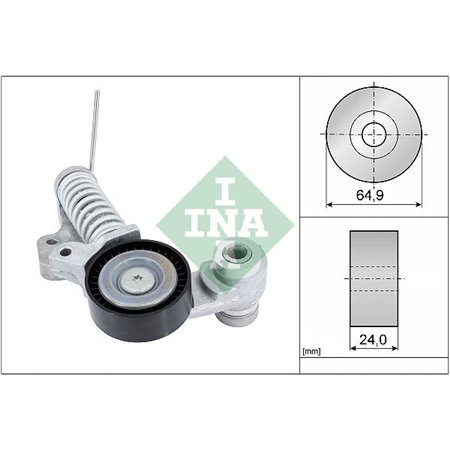 534 0702 10 Belt Tensioner, V-ribbed belt Schaeffler INA