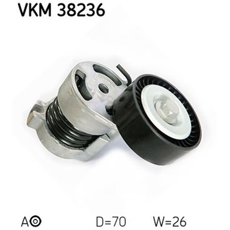 VKM 38236 Multi V-remssträckare passar: BMW 1 (E81), 1 (E82), 1 (E87), 1 (E8)