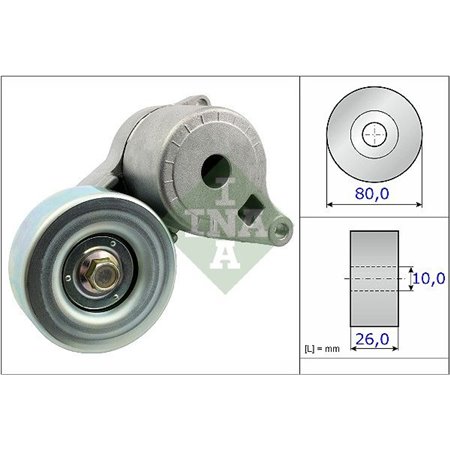 534 0509 10 Belt Tensioner, V-ribbed belt Schaeffler INA