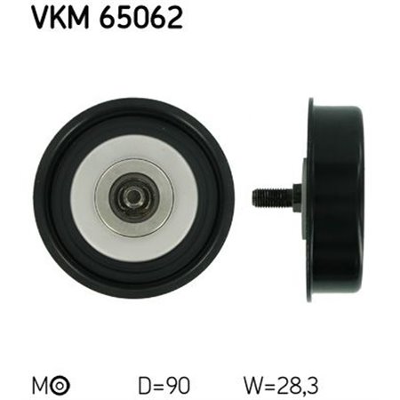 VKM 65062 Натяжитель ремня, клиновой зубча SKF