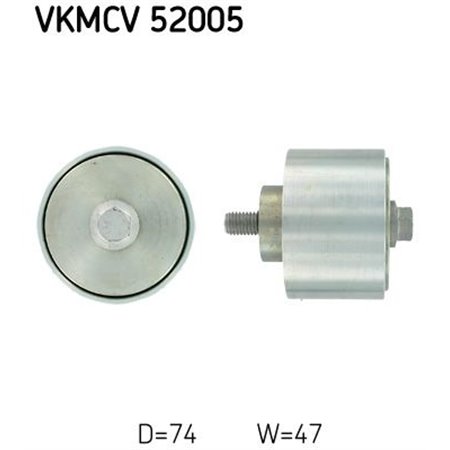 VKMCV 52005 Avböjning/Styrskiva, V-ribbat bälte SKF