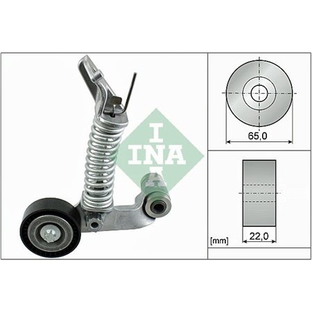 534 0574 10 Натяжитель ремня, клиновой зубча Schaeffler INA