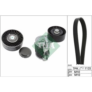 529 0049 10 V belts set  with rollers  fi - Top1autovaruosad