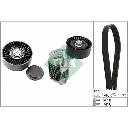 529 0049 10 V-Ribbat Bälte Set Schaeffler INA