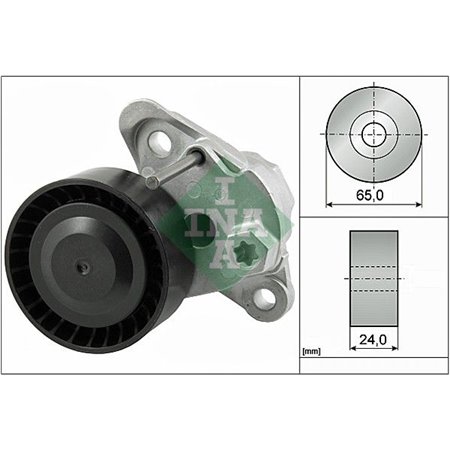 534 0497 10 Belt Tensioner, V-ribbed belt Schaeffler INA