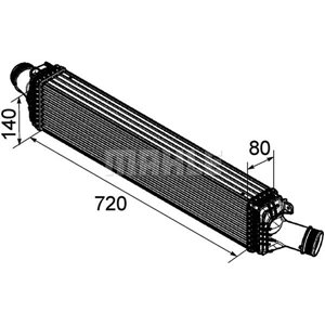 CI 169 000P Ahtoilman Jäähdytin MAHLE - Top1autovaruosad