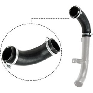GAT09-0141 Intercooler hose R (diameter 43/48,5mm, length 200mm, black) fits