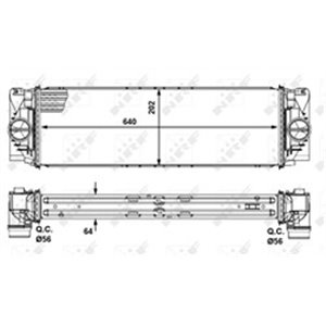 NRF 30505 Intercooler fits: MERCEDES SPRINTER 3,5 T (B906), SPRINTER 3,5 T 