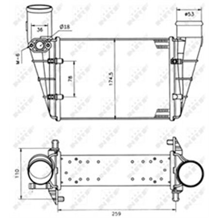 30127A Charge Air Cooler NRF