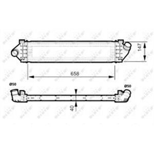 NRF 30515 Vahejahuti sobib: VOLVO S60 II, S80 II, V60 I, V70 III FORD C MA