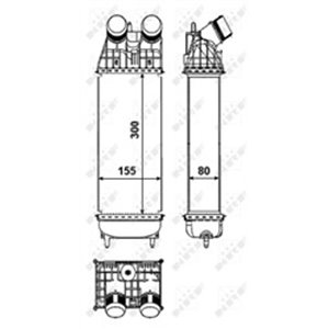 NRF 30460 Vahejahuti sobib: DS DS 3 CITROEN C3 AIRCROSS II, C3 II, C3 III,