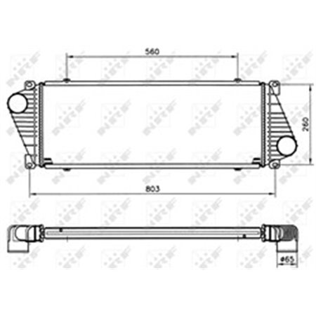 30830 Kompressoriõhu radiaator NRF