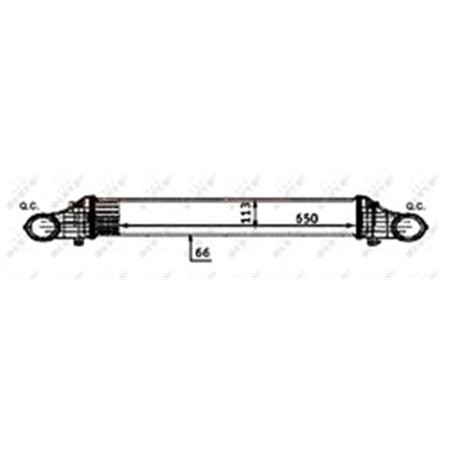 30502 Kompressoriõhu radiaator NRF