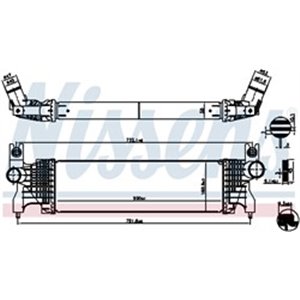 NIS 961556 Intercooler fits: SUZUKI SX4 S CROSS, VITARA 1.6D 08.13 