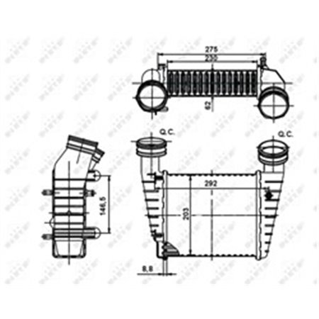 30138A Ahtoilman Jäähdytin NRF