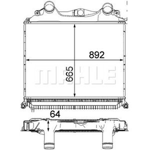 CI 121 000P Интеркулер MAHLE - Top1autovaruosad