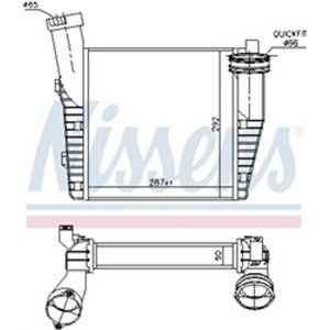 96688 Kompressoriõhu radiaator NISSENS - Top1autovaruosad