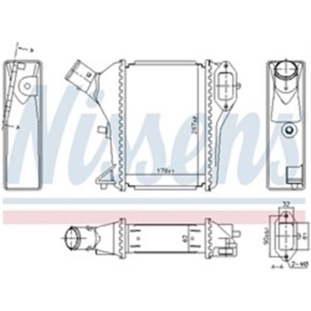 961423 Charge Air Cooler NISSENS