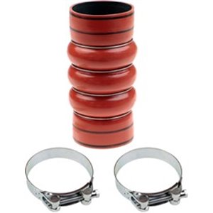 GAT09-1043 Intercooler hose (exhaust side, 89mm/89mmx197mm, red) fits: IVECO