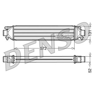 DIT09107 Kompressoriõhu radiaator DENSO - Top1autovaruosad