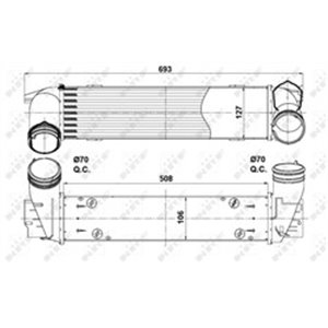 30386 Kompressoriõhu radiaator NRF - Top1autovaruosad