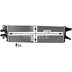 CIR 8 000P Intercooler fits: VW MULTIVAN VI, TRANSPORTER VI, TRANSPORTER VI 