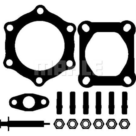 228 TA 17916 000 Mounting Kit, charger MAHLE