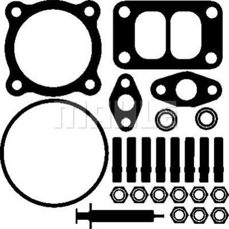 228 TA 17992 000 Mounting Kit, charger MAHLE