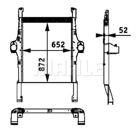 CI 113 000P Kompressoriõhu radiaator MAHLE