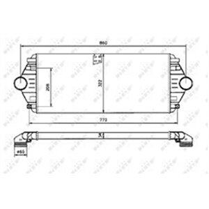 NRF 30803 Vahejahuti sobib: CITROEN EVASION, JUMPY FIAT SCUDO, ULYSSE LAN