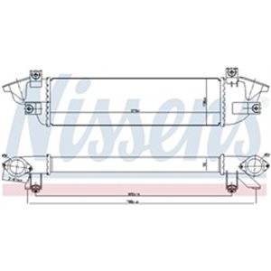 961010 Charge Air Cooler NISSENS - Top1autovaruosad