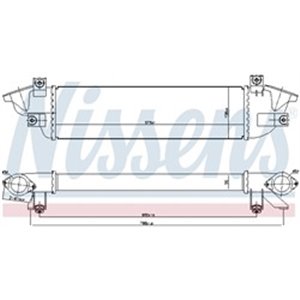 NISSENS 961010 - Intercooler fits  FIAT F - Top1autovaruosad