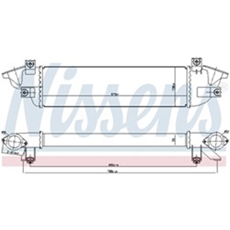 961010 Charge Air Cooler NISSENS