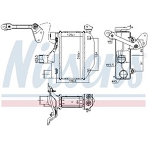 96164 Charge Air Cooler NISSENS - Top1autovaruosad