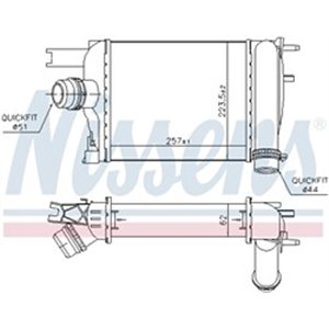 NIS 96529 Intercooler passar  DACIA DOKKE - Top1autovaruosad