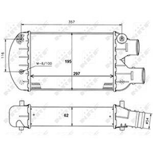 NRF 30122A Vahejahuti sobib: FIAT BRAVA, BRAVO I, MAREA, MULTIPLA 1.9D/2.4D 